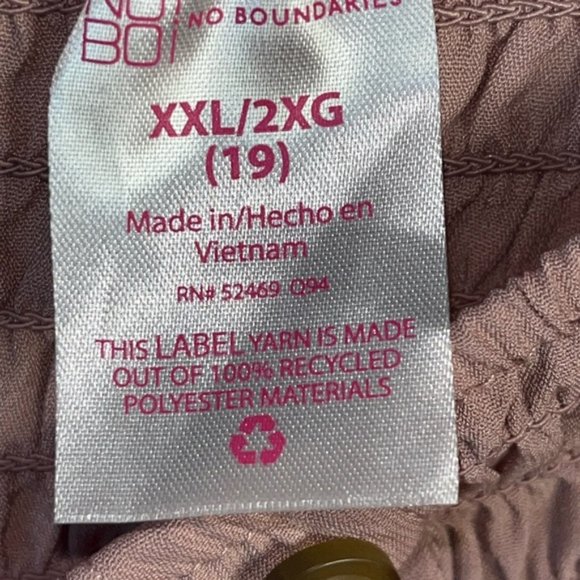 No Boundaries peach crop top womens 2XL(2XG) - Picture 6 of 6